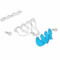 OEM Chevrolet SS Heat Shield Diagram - 12611200