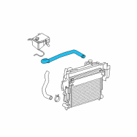 OEM Jeep Commander Hose-Radiator Inlet Diagram - 55116865AC