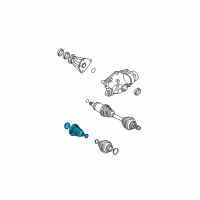 OEM BMW 330xi Repair Kit Bellows, Interior Diagram - 31-60-7-565-315