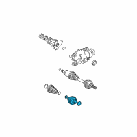 OEM BMW 325i Repair Kit Bellows, Exterior Diagram - 31-60-7-578-761