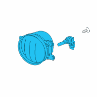 OEM Lexus CT200h Lamp Assy, Fog, LH Diagram - 81220-47010