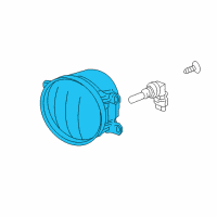 OEM Toyota Prius Fog Lamp Diagram - 81211-47010