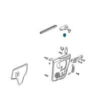 OEM 2001 Pontiac Aztek Switch Asm, Side Window <Use 1C5L 8800A> Diagram - 19244675