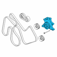 OEM Ford F-350 Super Duty Tensioner Diagram - LC3Z-8553-B