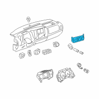 OEM 2011 Chevrolet Silverado 1500 Dash Control Unit Diagram - 20878799