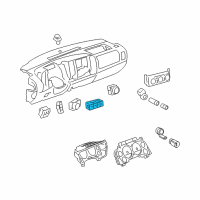 OEM 2010 Chevrolet Silverado 1500 Switch Asm-Accessory Diagram - 25845484