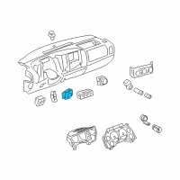 OEM 2011 Chevrolet Suburban 2500 Headlamp Switch Diagram - 25858708