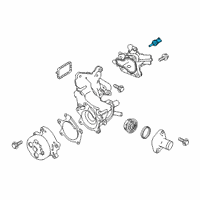 OEM 2011 Nissan Sentra Engine Coolant Temperature Sensor Diagram - 22630-JA10A