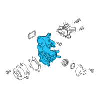 OEM 2020 Nissan Altima Cover Pump Diagram - 21013-6CA0A