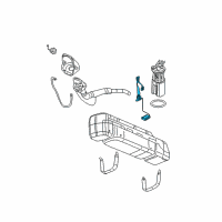 OEM GMC Sierra 2500 HD Classic Fuel Gauge Sending Unit Diagram - 19148811