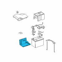 OEM Acura Box, Battery (80D) Diagram - 31521-SJA-A01