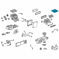 OEM Cadillac CT5 Filter Diagram - 13356914