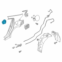 OEM Hyundai Housing Assembly-Fuel Filler Diagram - 71531-F2000