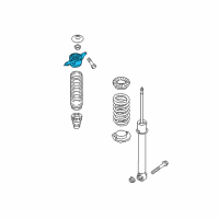 OEM 2017 Hyundai Tucson Bracket-Shock Absorber Mounting Diagram - 55330-D3000