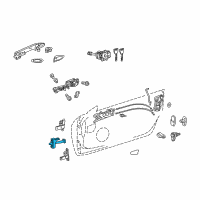 OEM 2022 Lexus RC F Check Assy, Front Door Diagram - 68610-24040