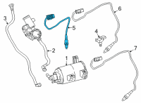 OEM 2021 BMW M4 REGULATING LAMBDA PROBE Diagram - 11-78-8-058-646