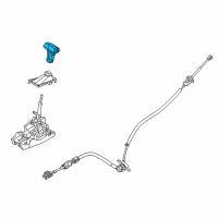 OEM Ford Taurus Shift Knob Diagram - AG1Z-7213-CA