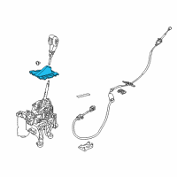 OEM 2017 Ford Focus Shift Boot Diagram - BV6Z-7277-AA
