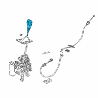 OEM 2016 Ford Focus Shift Knob Diagram - F1EZ-7213-AA