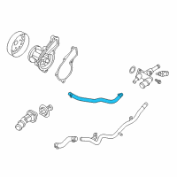 OEM Kia Forte5 Hose-Coolant By Passenger Diagram - 254722E000