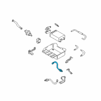 OEM 2003 Hyundai Tiburon Sensor Assembly-Oxygen, RH Diagram - 39210-37525