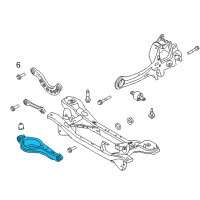 OEM 2014 Ford C-Max Rear Arm Diagram - CV6Z-5500-H
