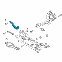 OEM 2015 Ford C-Max Upper Control Arm Diagram - AV6Z-5500-A