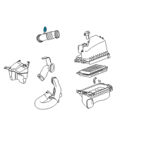 OEM Toyota Camry Air Hose Union Diagram - 17878-0V010