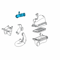 OEM Toyota Corolla Air Hose Diagram - 17881-0T040