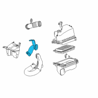 OEM Toyota Corolla Inlet Tube Diagram - 17751-0T040