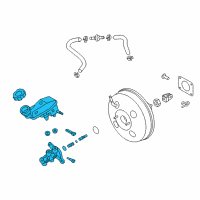 OEM 2015 Hyundai Elantra Cylinder Assembly-Brake Master Diagram - 58510-3X420
