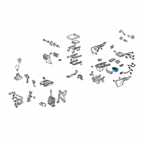 OEM 2012 Acura ZDX Holder, Cup Front (Cross Layer Pigment Film) Diagram - 83460-SZN-A01ZB