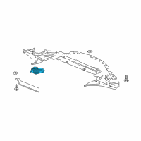 OEM Chevrolet Equinox Underbody Shield Diagram - 84211843