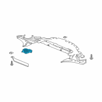 OEM Chevrolet Underbody Shield Diagram - 84211843