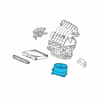 OEM 2018 Acura RDX Motor Assembly, Fan Diagram - 79310-T0A-A01