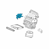 OEM 2013 Honda CR-V Motor Assembly, F/R Diagram - 79350-T0A-A01