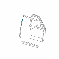 OEM 2002 Ford Expedition Upper Molding Diagram - 1L1Z-7820983-AA