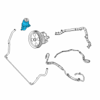 OEM Ram C/V Reservoir-Power Steering Fluid Diagram - 4743676AD