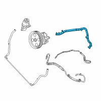 OEM 2013 Chrysler Town & Country Hose-Power Steering Reservoir Diagram - 5006616AI