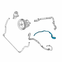 OEM 2012 Dodge Grand Caravan Line-Power Steering Return Diagram - 5151722AF