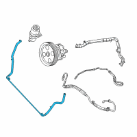 OEM 2013 Chrysler Town & Country Lines-Power Steering Return Diagram - 5006598AG