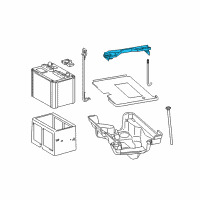 OEM Lexus Clamp Sub-Assy, Battery Diagram - 74404-22370