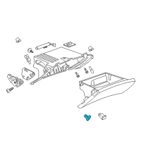 OEM 2018 Chevrolet Corvette Lock Switch Diagram - 84272495