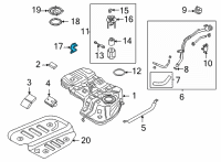 OEM Kia Sorento Sender Assembly-Fuel PUM Diagram - 94460P2000