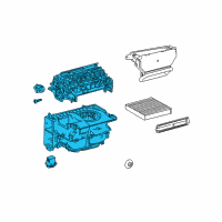 OEM 2018 Toyota C-HR Blower Assembly Diagram - 87130-F4030