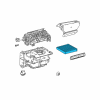 OEM Toyota C-HR Filter Diagram - 87139-F4010