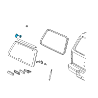 OEM 2001 Ford Explorer Door Hinge Diagram - XL2Z78420A69AA