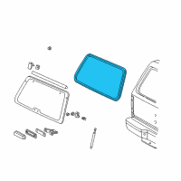 OEM 1992 Ford Explorer Weatherstrip Diagram - F1TZ-7842084-B