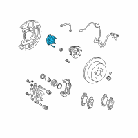 OEM Toyota Sienna Bearing Retainer Diagram - 42423-08010