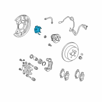 OEM 2010 Toyota Sienna Bearing Retainer Diagram - 42423-08010